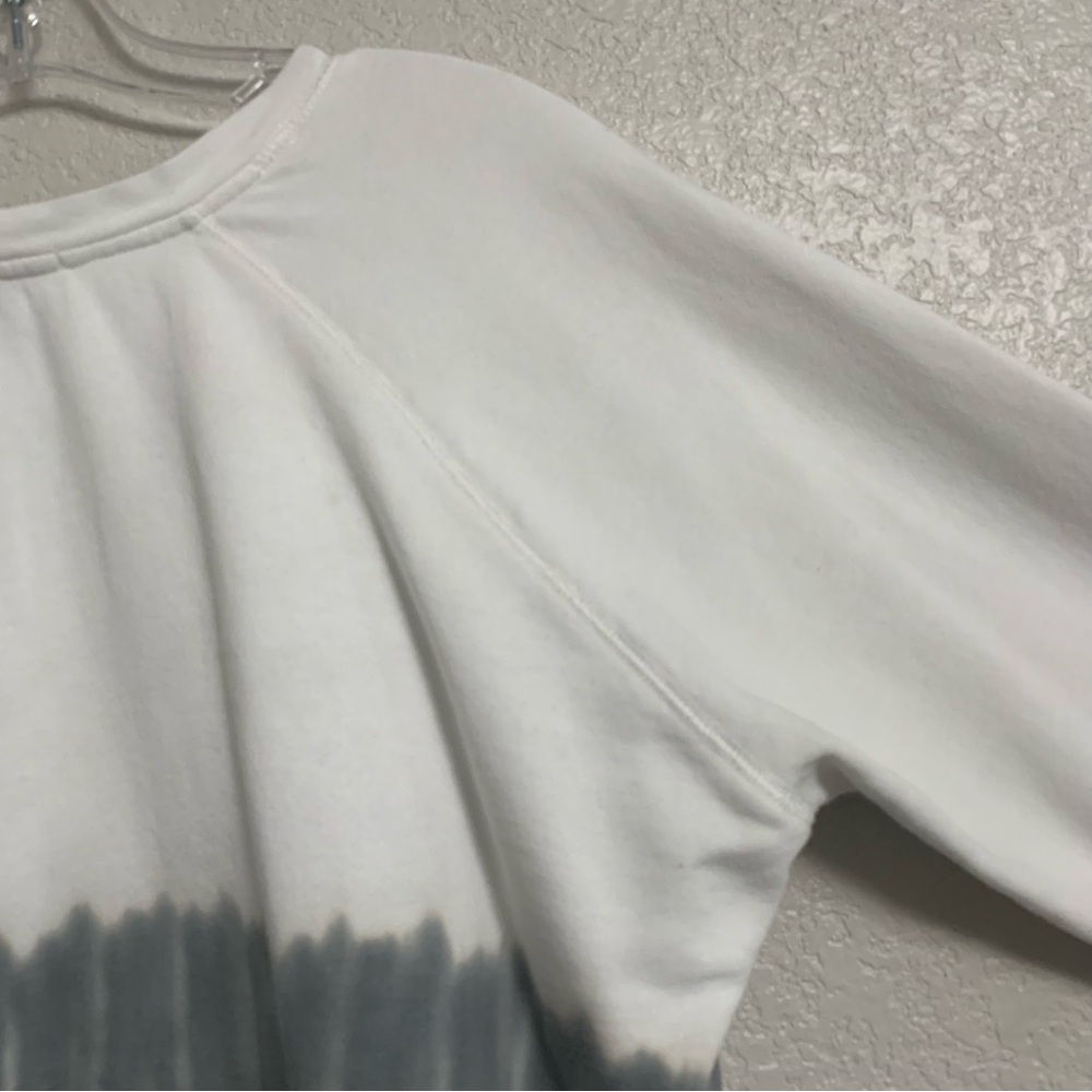 Rails Sweatshirt Womens L Theo Charcoal Dip Dye Tie Dye Ombre Boho Athleisure - Picture 11 of 15